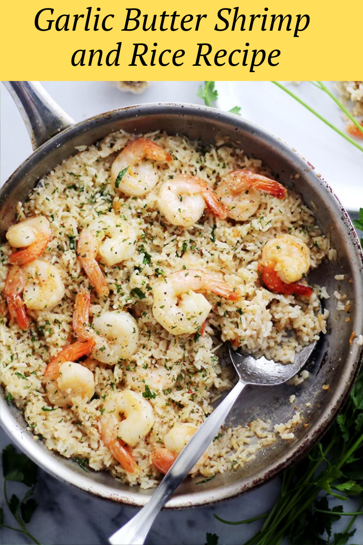 Garlic Butter Shrimp and Rice Recipe