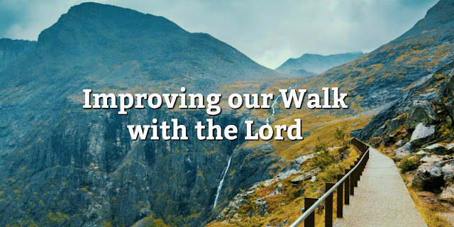 This short devotion offers 8 ways you can improve your walk with the Lord. Why not add at least one to your schedule?
