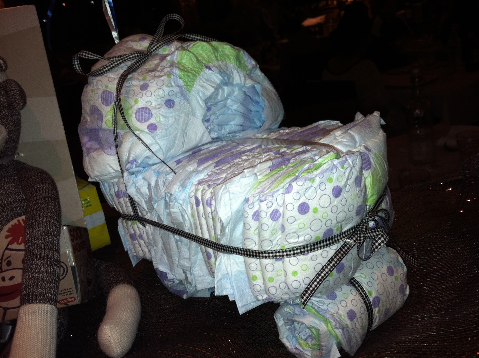 My Pinterest Fail: Baby Buggy Diaper Cake