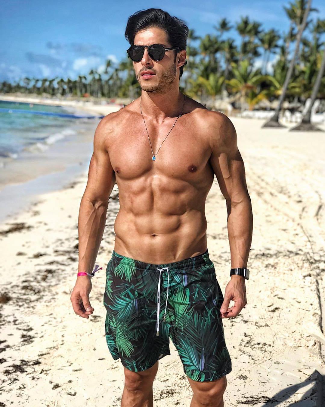 sexy-brazilian-male-models-shirtless-muscle-hunk-bruno-santos-sunglasses-beach