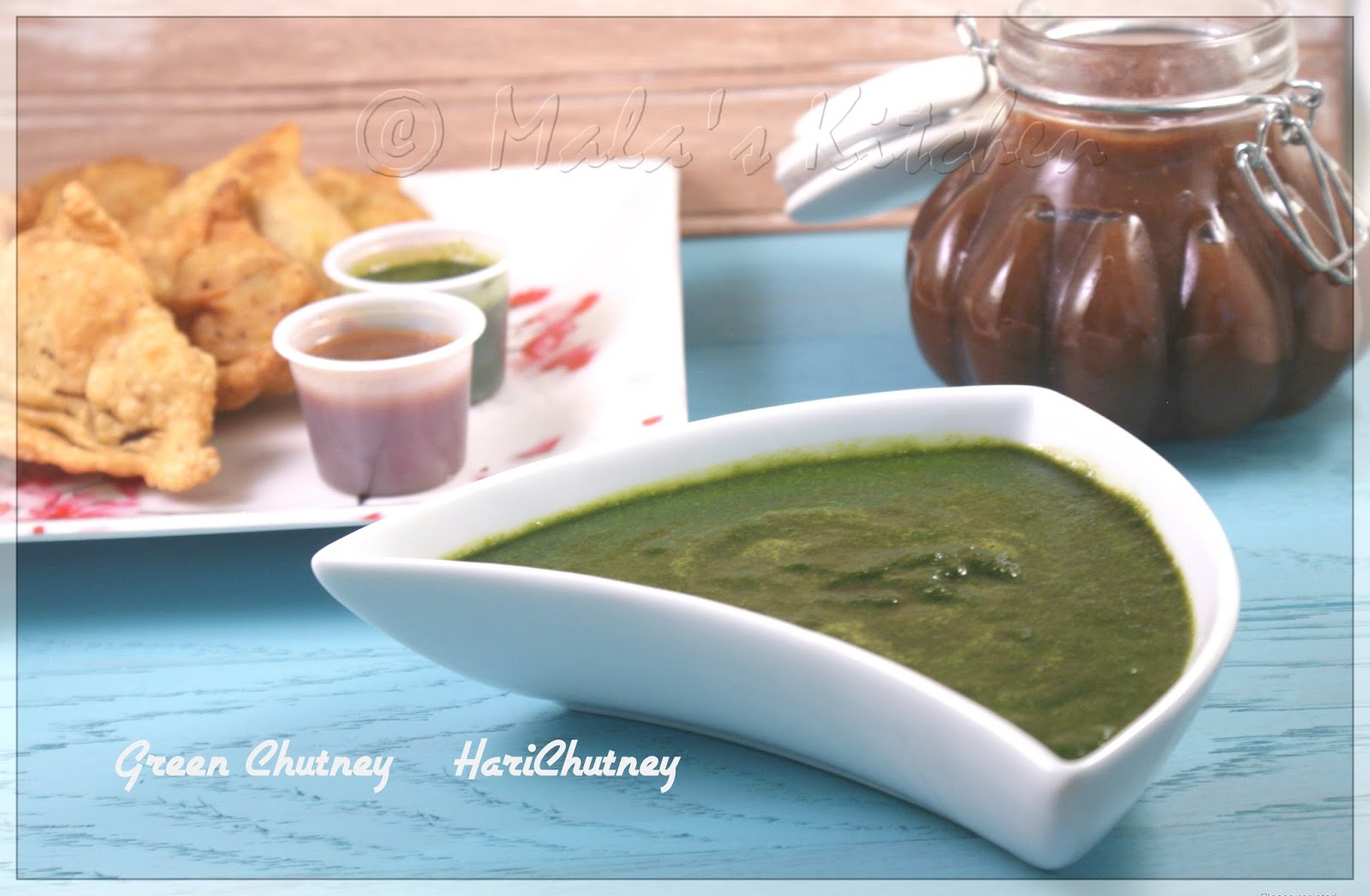 Green Chutney Hari Chutney (Chaat) MalasKitchen