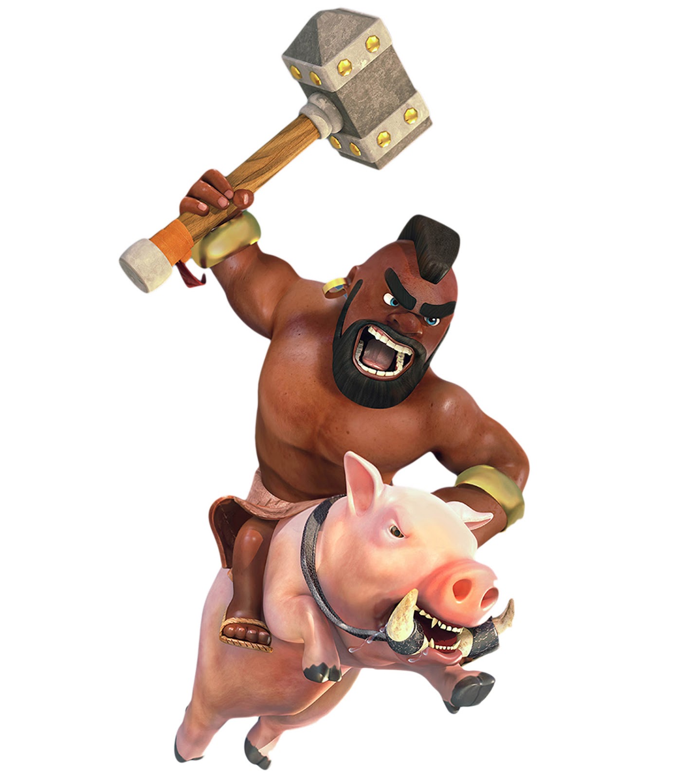 Troops Karakter Hog Rider - The BlackFile's