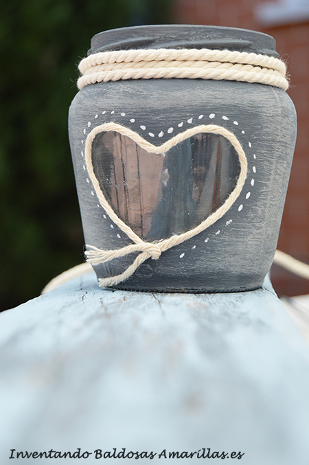 diy decorar botes cristal pintura pizarra