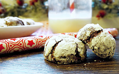 Christmas Crinkle Cookies 