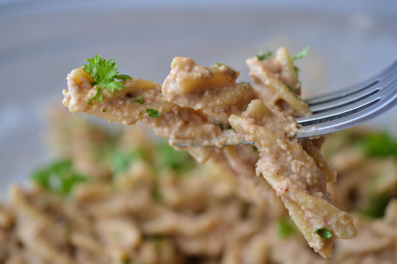 Greedy Girl Cashew coconut cream pasta