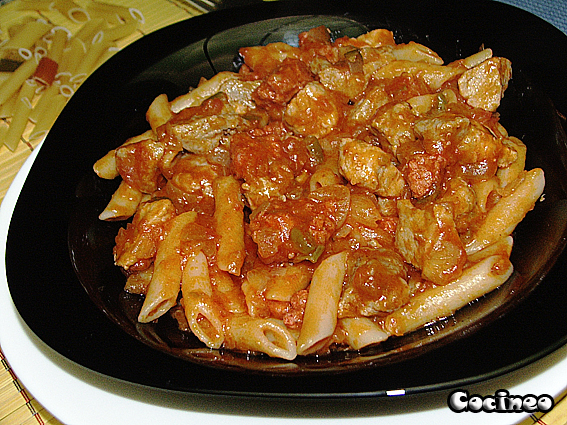 Macarrones con tomate