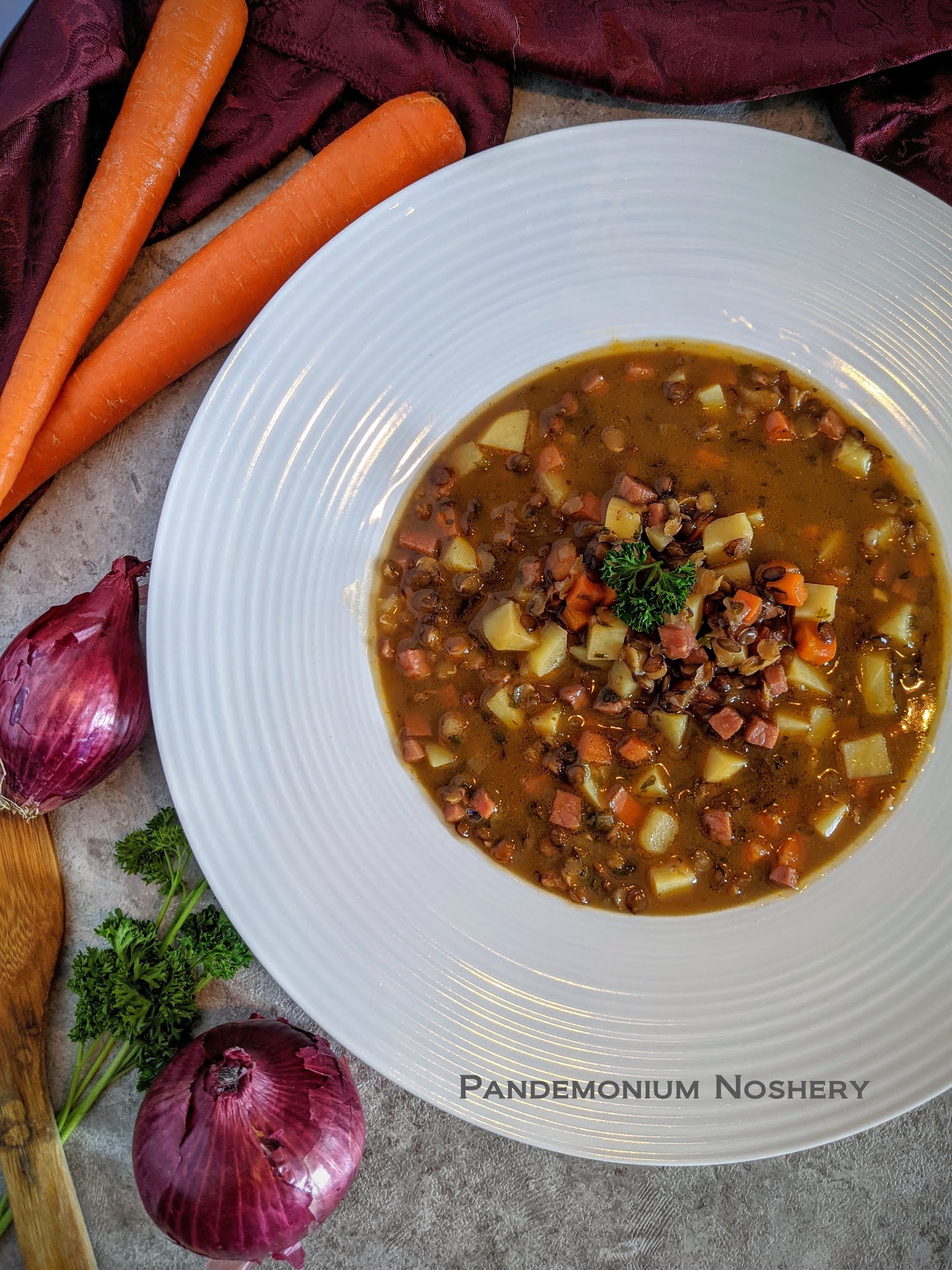 Linsensuppe German Lentil Soup