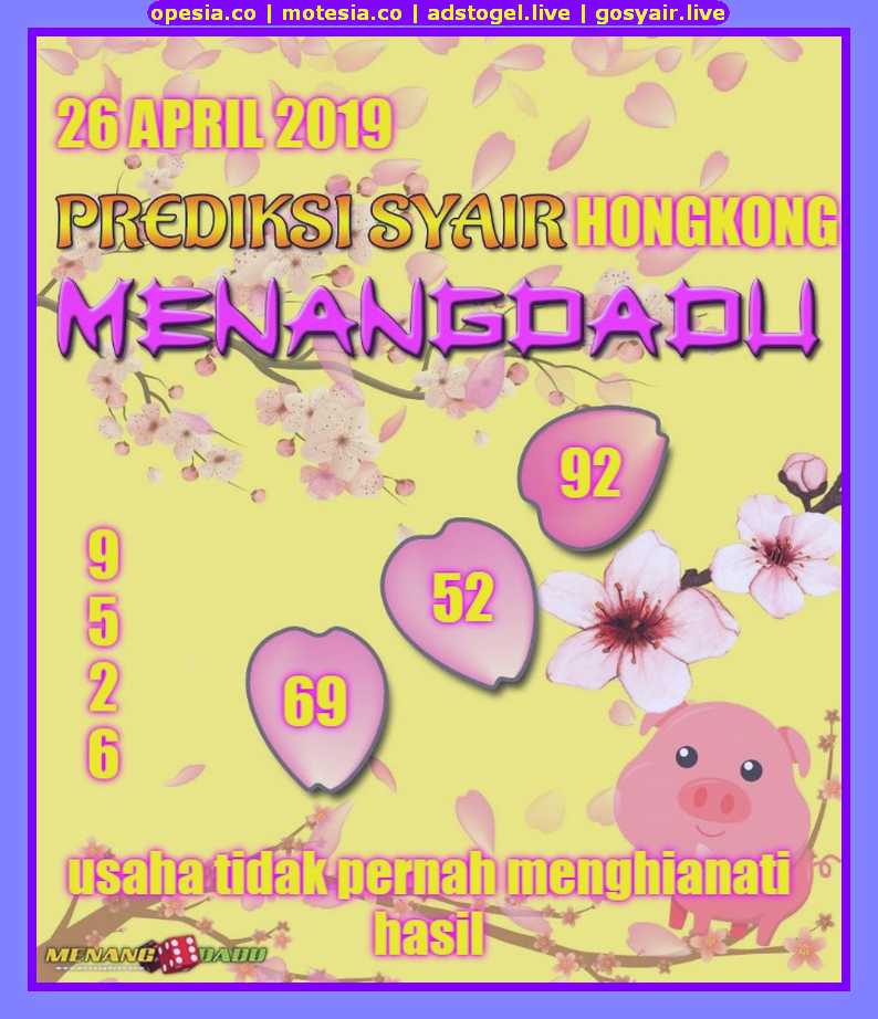 Kode Syair Hk Jumat 26 April 2019 Kode Syair Sgp Hk Sd Motesia