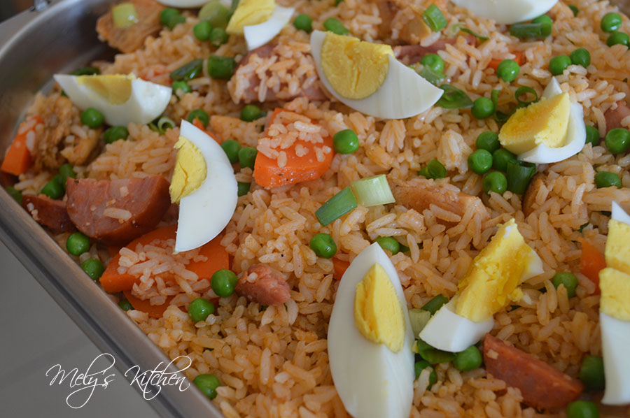 Mely's kitchen Fried Rice with Tomato Sauce