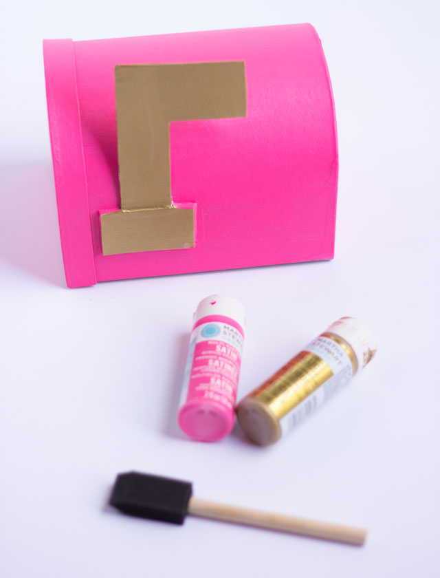 DIY Floral Valentine Mailbox | Design Improvised