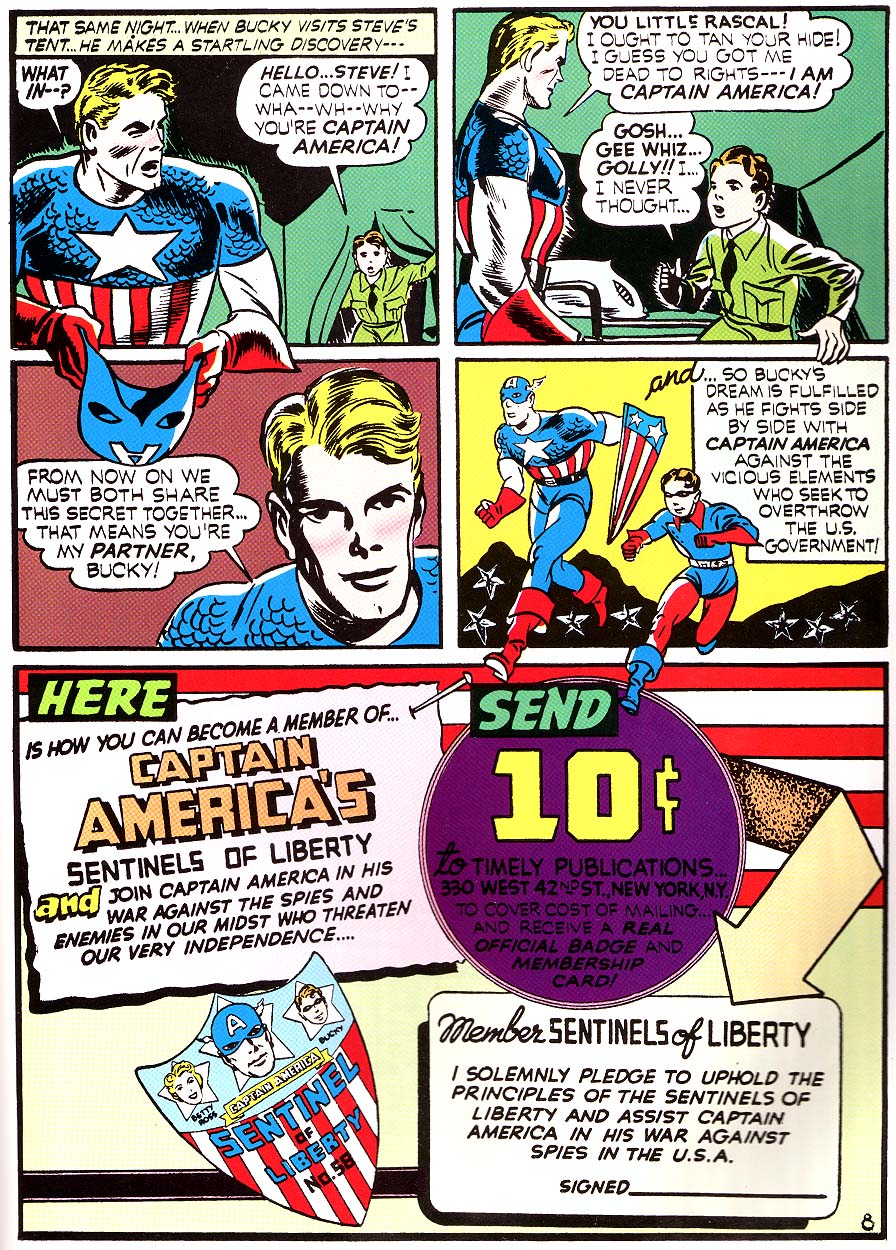 Inside Jeff Overturf's Head: "Meet Captain America" - issue 1 - 1940