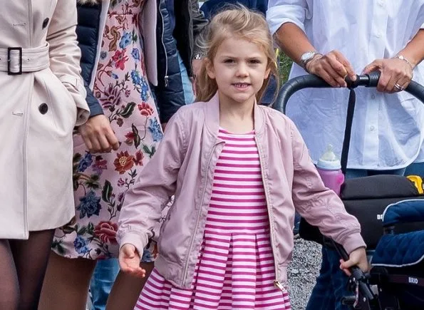 Crown Princess Victoria, Princess Estelle and Prince Oscar attended Prince Daniel's Race and Sports Day at Haga Park