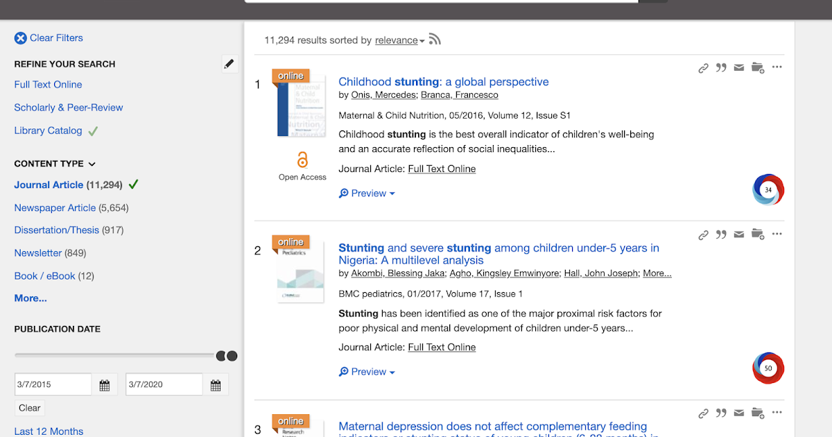 Literature review example picture