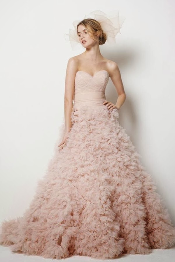 Two Pink Bridal Gowns For Your Preference