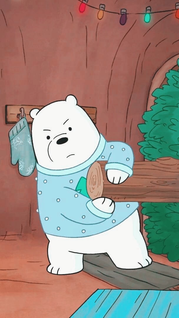 خلفيات أيفون الدببة الثلاثة 🐼we bare bears wallpaper iphone