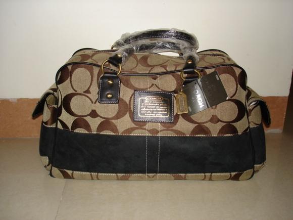 Brown coach handbags
