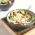 Fideos udon en esencia umami