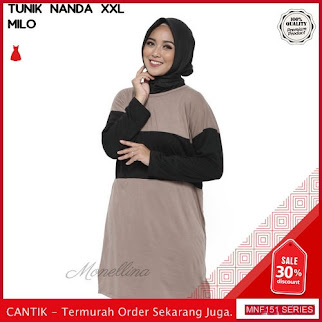 MNF151B73 Baju Muslim Wanita 2019 Nanda Muslim Jumbo 2019 BMGShop