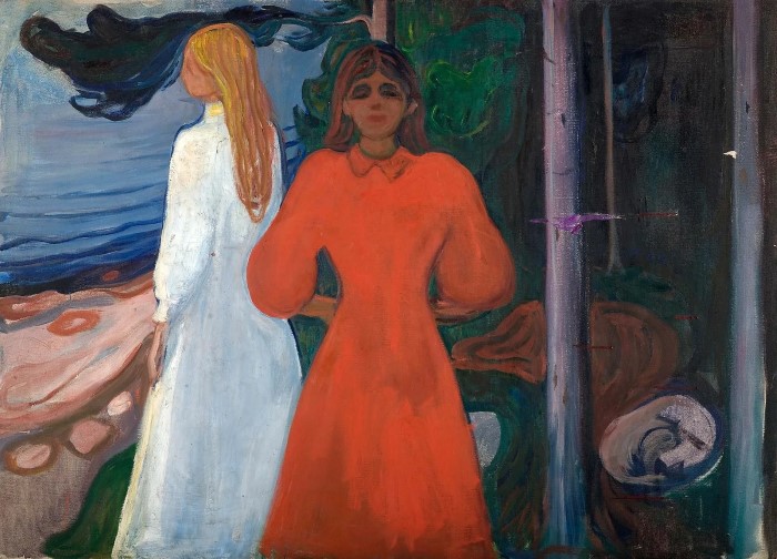 Красное и белое. 1894г. Эдвард Мунк Red and White
