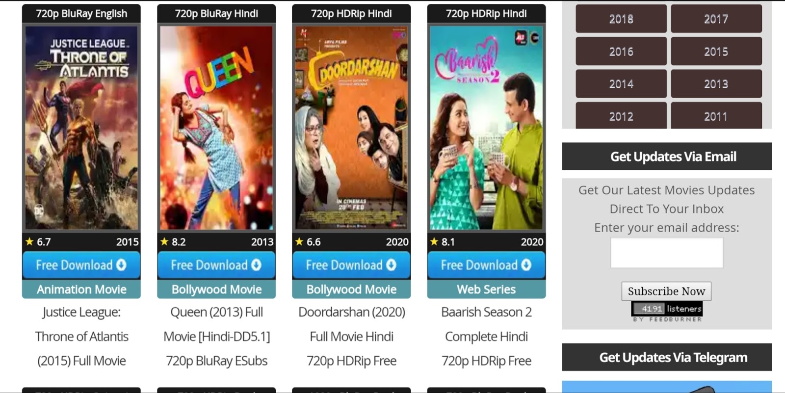 ExtraMovies 2020 – Bollywood, Hindi Dubbed Hollywood 300MB Movies Free Download