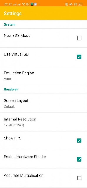 Citra Nintendo 3DS Emulator for Android Apk Best Settings screenshot image