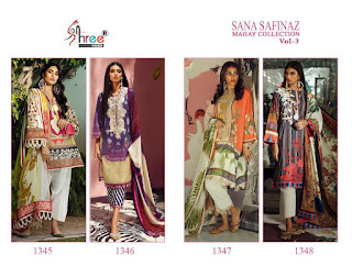 Shree Fab Sana Safinaz Mahay Collection vol 3 pakistani Suits