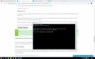 cara upgrade firmware ap unifi melalui putty