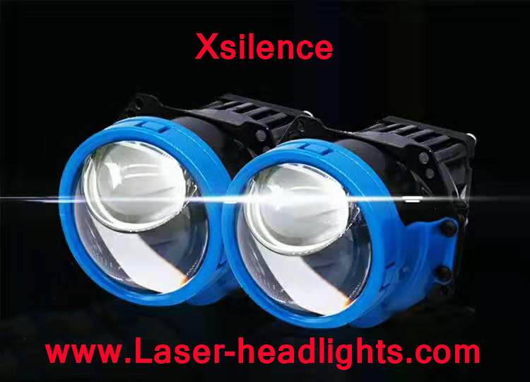 Xsilence 3 inch high low beam projector laser headlights,15W laser,40W