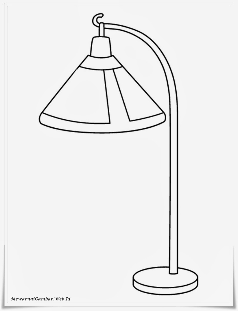 Mewarnai Gambar Lampu | Mewarnai Gambar