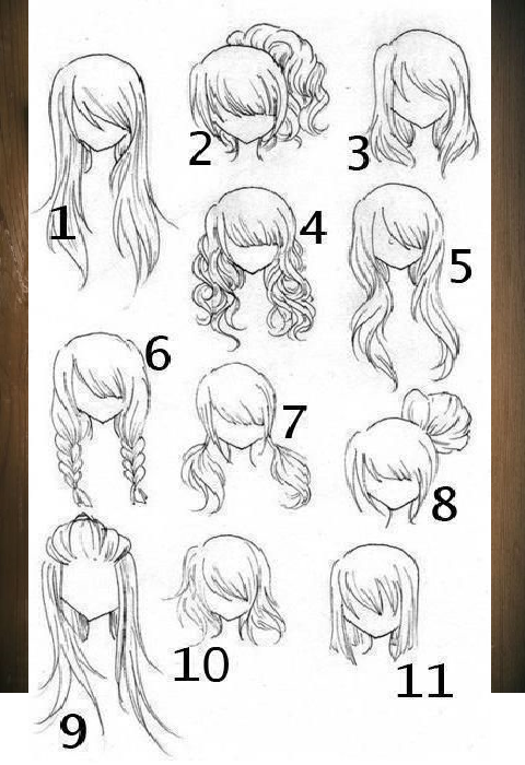 Como Desenhar cabelo feminino 