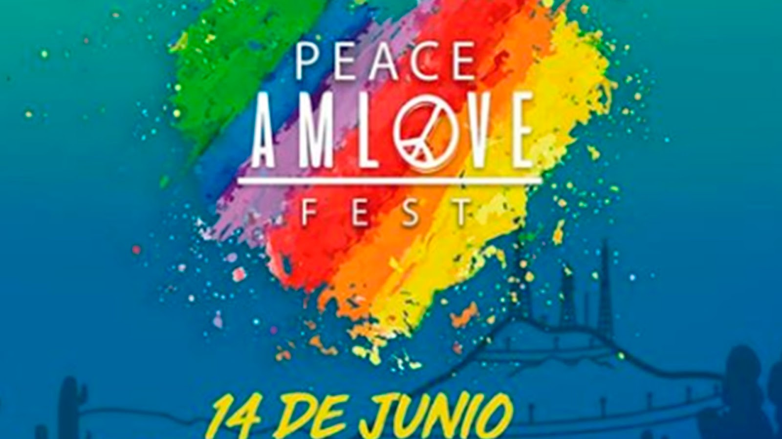 Jóvenes organizan el "Peace AMLOVE Fest" en apoyo a López Obrador. 