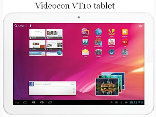 Videocon VT10 Tablet price in India photo