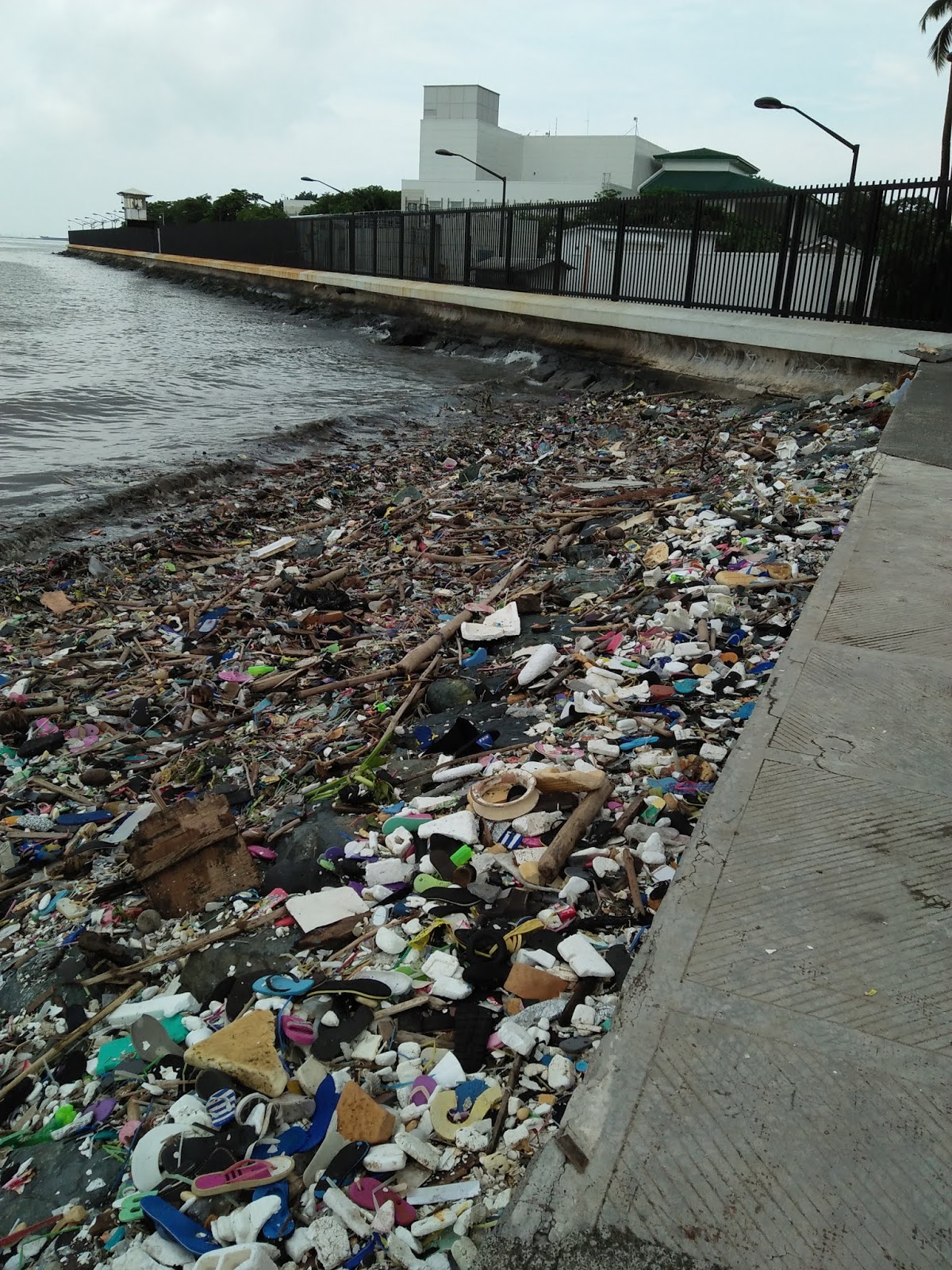 Garbage on Manila Bay Breakwater Stirs Up Call for Enforcement of Waste Law