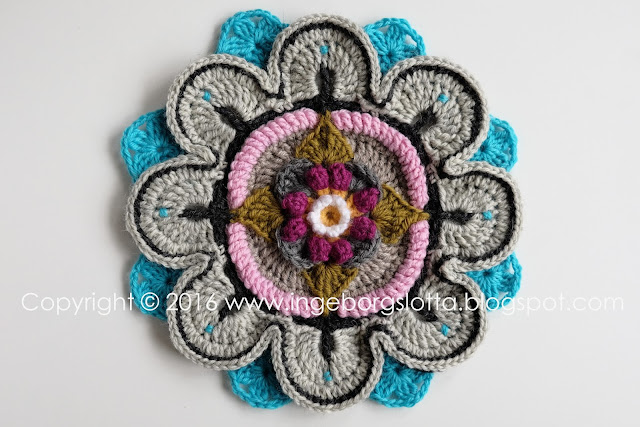 Mandala madness CAL 2016 part 2 crochet