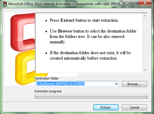 Exe file- Then in 'Main' Tab of the toolkit you click the 