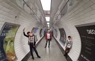 El metro de Londres, the Tube.