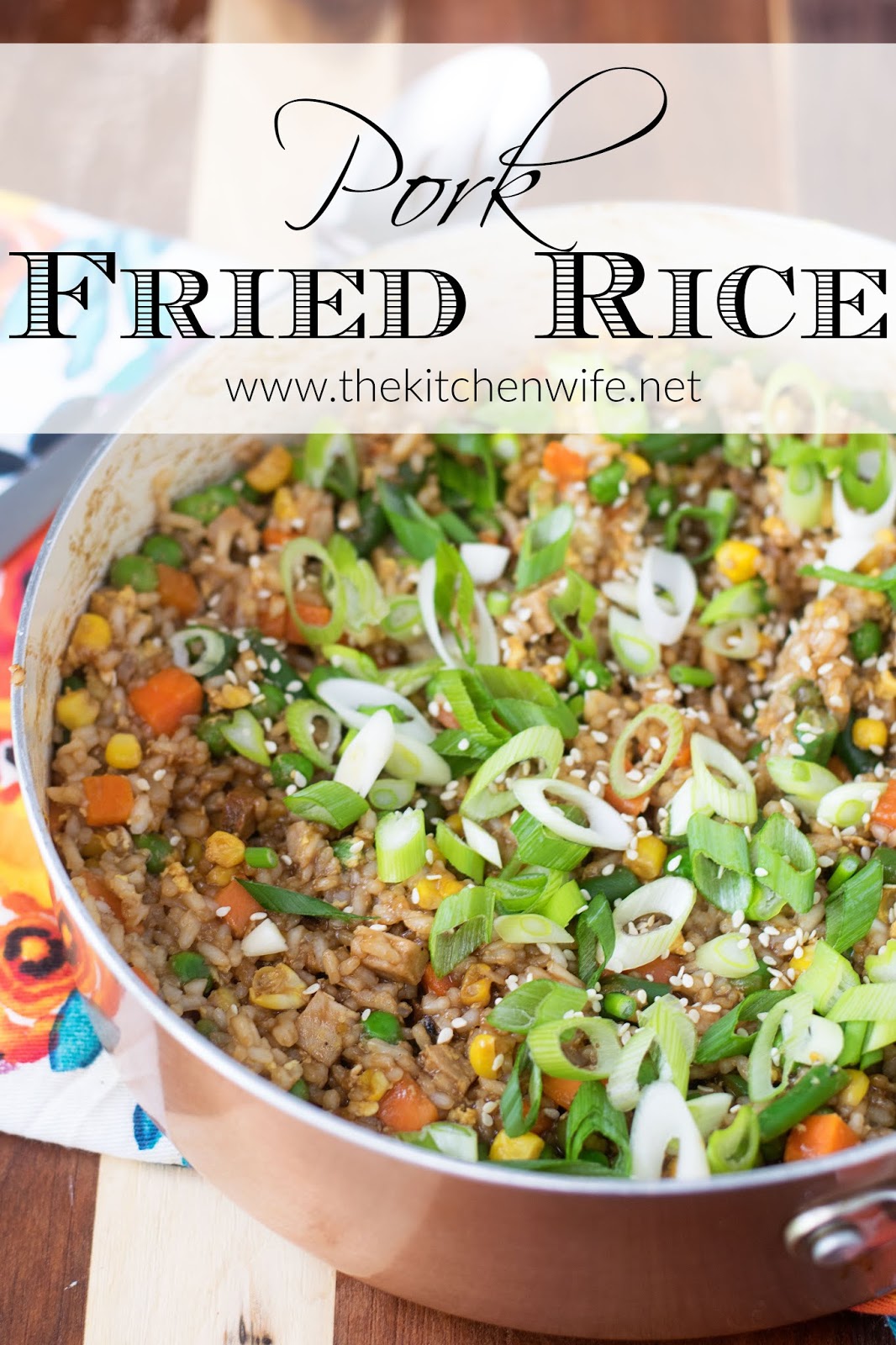 Pork Fried Rice Recipe The Kitchen Wife