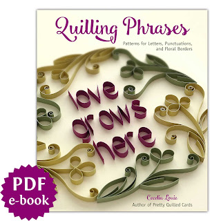 Quilling Phrases - PDF E-Book Cover