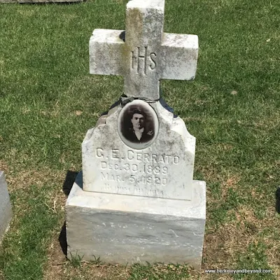 vintage gravesite at Sunset View Cemetery in El Cerrito, California