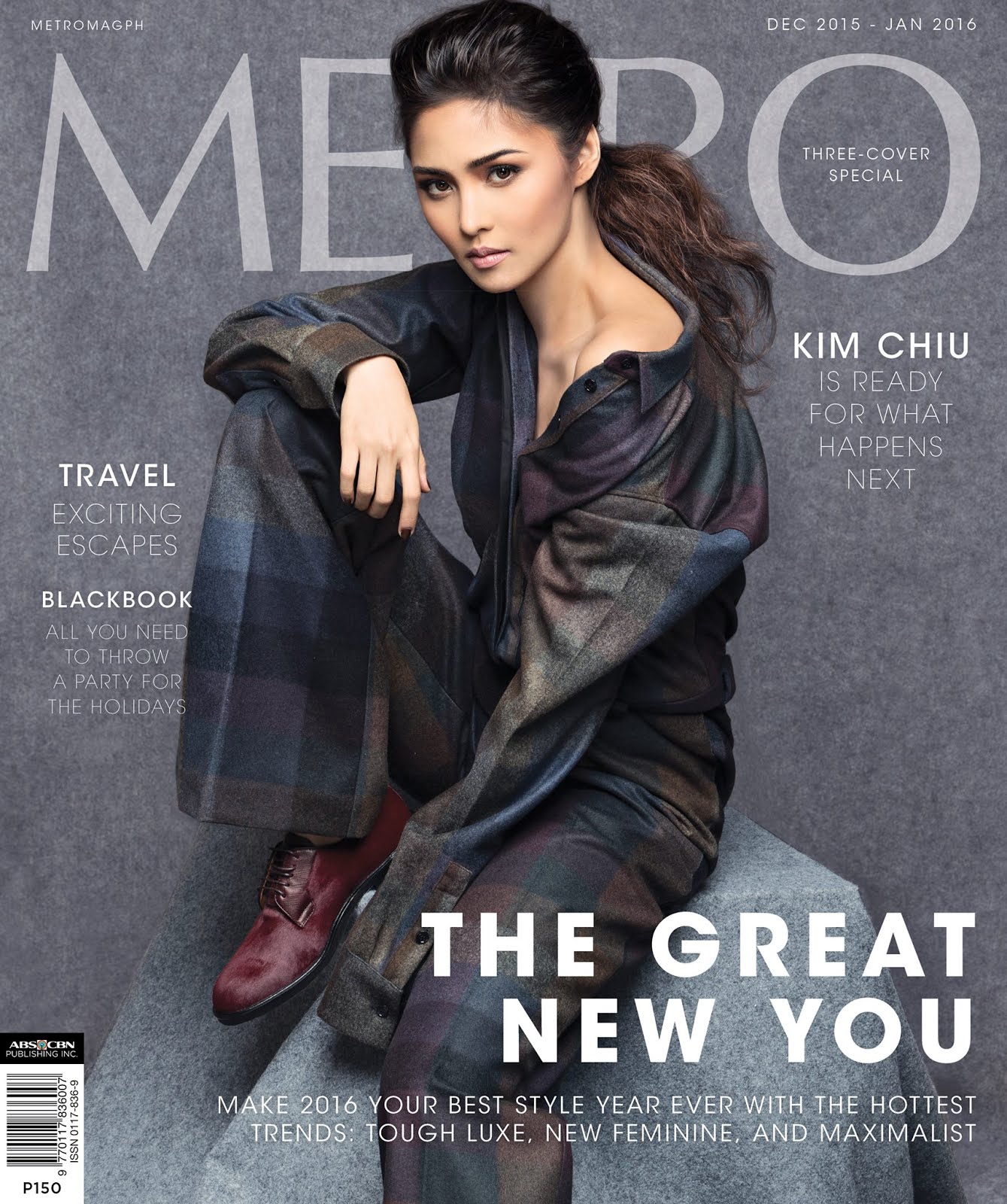 Kim Chui Metro Magazine December 2015 to January 2016 Cover Girl OMG