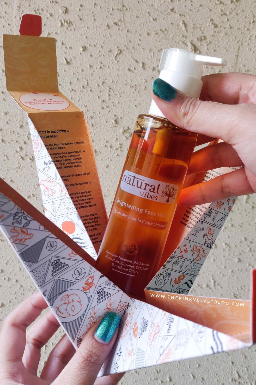 Natural Vibes Brightening Vitamin-C Ayurvedic Face Wash - Review Natural Vibes Brightening Vitamin-C Ayurvedic Face Wash - Review