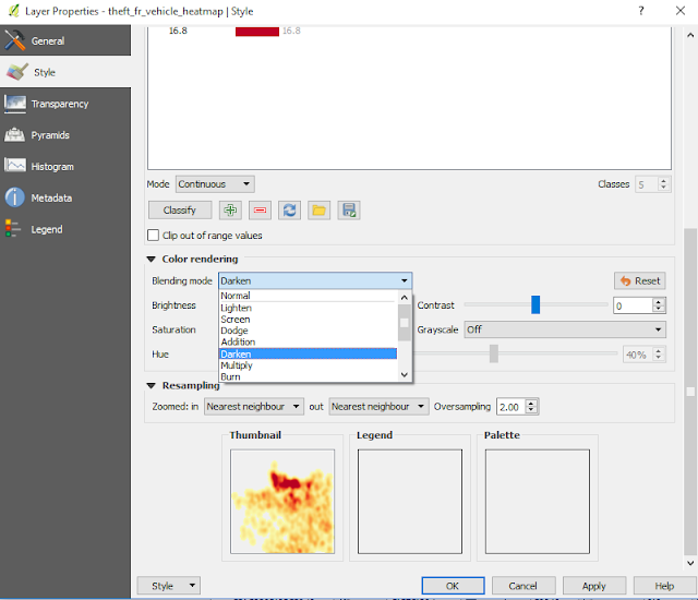 Change Heatmap color blend