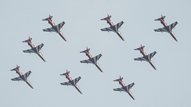 Surya Kiran - Indian Air Force - BAE Hawk - 13