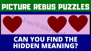 Tricky Rebus Puzzles | Hidden Meaning Puzzles