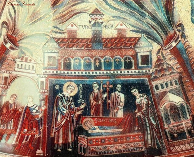 Da un mosaico dell'VIII - IX secolo della basilica di Sant'Ambrogio a Milano