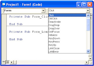 Writing Visual Basic Instructions ~ VISUAL BASIC TUTORIAL