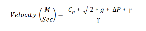  formula to evaluate the velocity