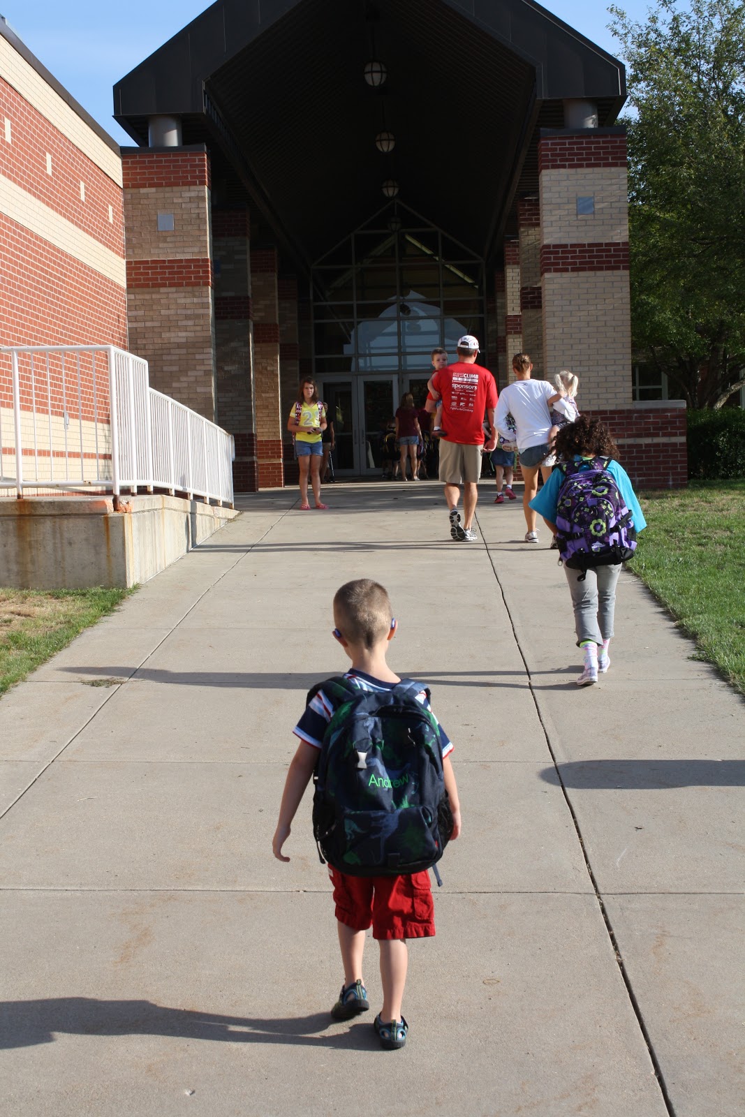 A Little Monkey Business: first day of kindergarten