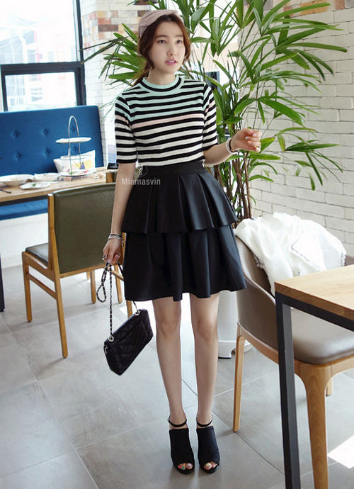 [Miamasvin] Layered Pleated Skirt | KSTYLICK - Latest Korean Fashion ...