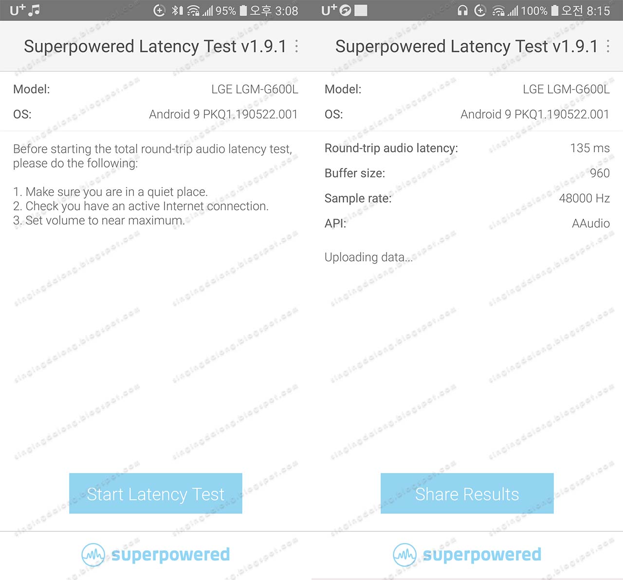superpowered latency test superpowered latency test